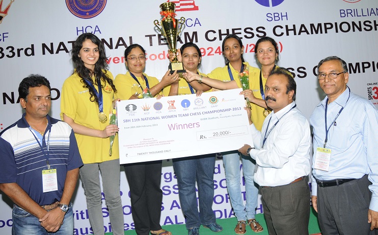 Air India Team with Trophy