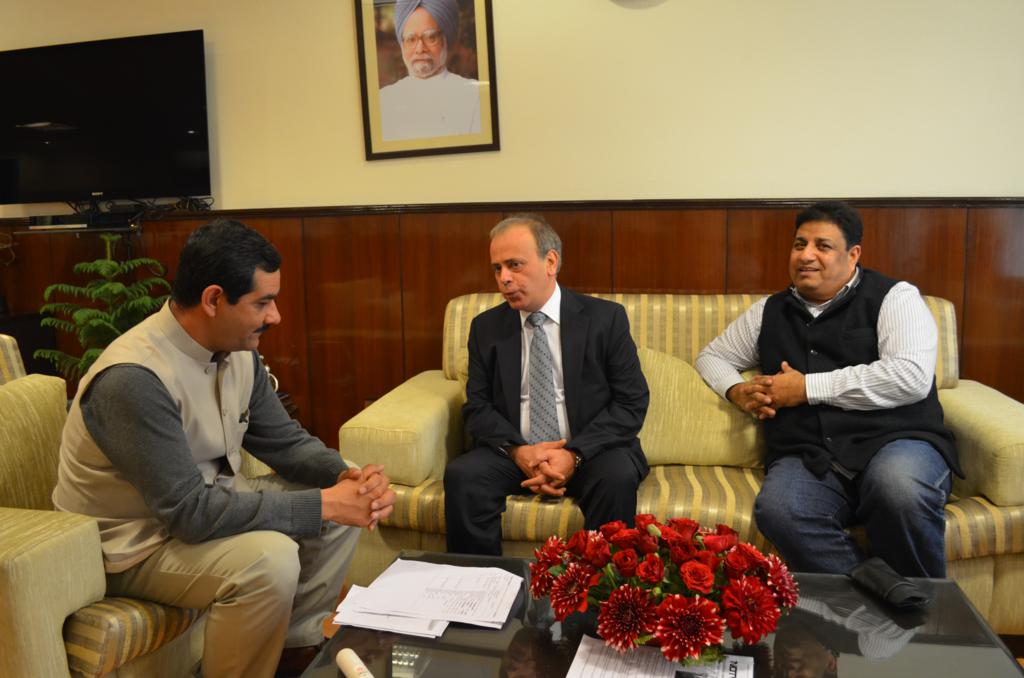 Discussion with Mr. Jitendra Singh, Hon'ble Sports Minister Government of India