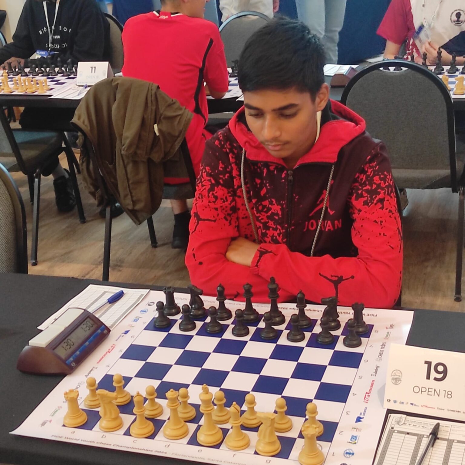 Report of 4th round of World Youth Chess Championship 2024 in Brazil